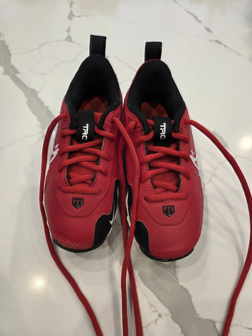 Nike Trout Force 9 red baseball kids' cleats size 10C
